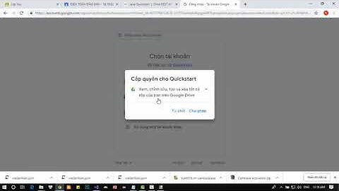 Hướng dẫn dùng Google API để upload file lên Drive. Nhóm 22 - Sáng Thứ 4