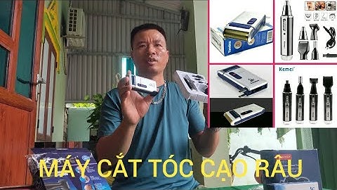 MÁY CẠO RÂU CẠO KHÔ TÔNG ĐƠ CẮT TÓC CẠO RÂU TỈA LÔNG MŨI ĐA NĂNG TIỆN DỤNG CHO MỌI NGƯỜI