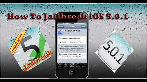 How To UNTETHERED Jailbreak iOS 5.0.1 Using Corona 5.0.1 Untether