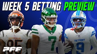 2025 NFL Week 5 Betting Preview | PFF NFL Show