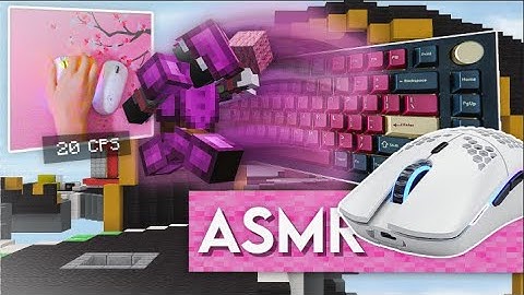 (REUPLOAD) MOONWALKING in Bedwars [20+ CPS] - Asmr Keyboard and Mouse Sounds