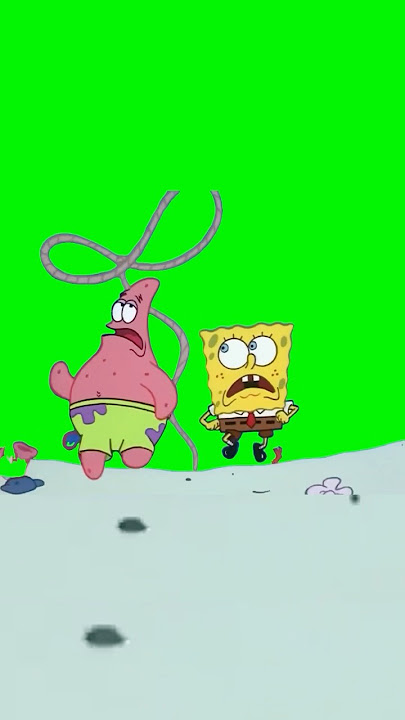 Patrick Gets Lassoed, Then Explodes | Green Screen #spongebob #template #contentcreator #viral