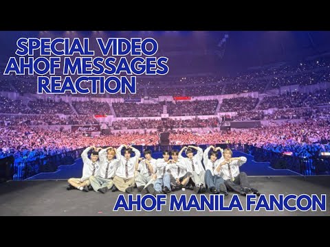 AHOF Fancon Special Video from Fans and Members' Message Reaction