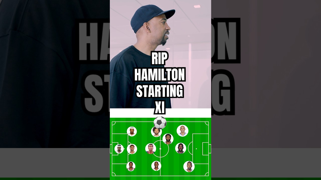 Rip builds his soccer starting XI using Pistons All-Stars! Who’s making your lineup? ⚽️ #pistons
