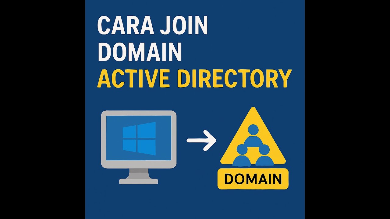 Cara Join Domain Active Directory - Part 3 - YouTube