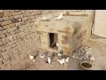 Easy Way To make a Pigeon house With Bricks and clay Kabotar ka ghar banany ka tareeka