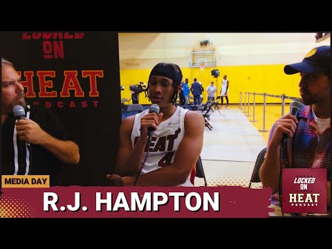 R.J. Hampton Interview: Why He Told His Agent 'Only the Miami Heat' | Heat Media Day 2023