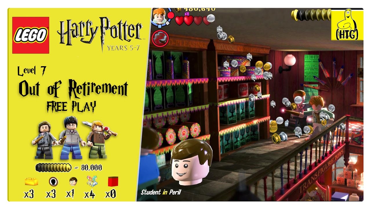 lego harry potter year 6 weasley shop