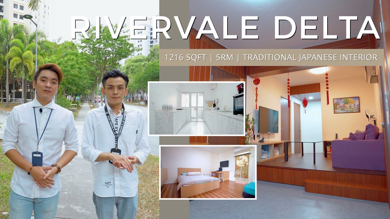 Sengkang Rivervale Delta 5RM HDB For Sale | Singapore HDB Property Listing | Bervyn & Shaun