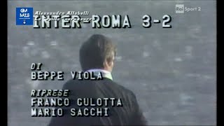 1981-82 (9th - 22-11-1981) INTER-Roma 3-2 Sporting Director's Report / 'Sport Pearls' RaiSport2