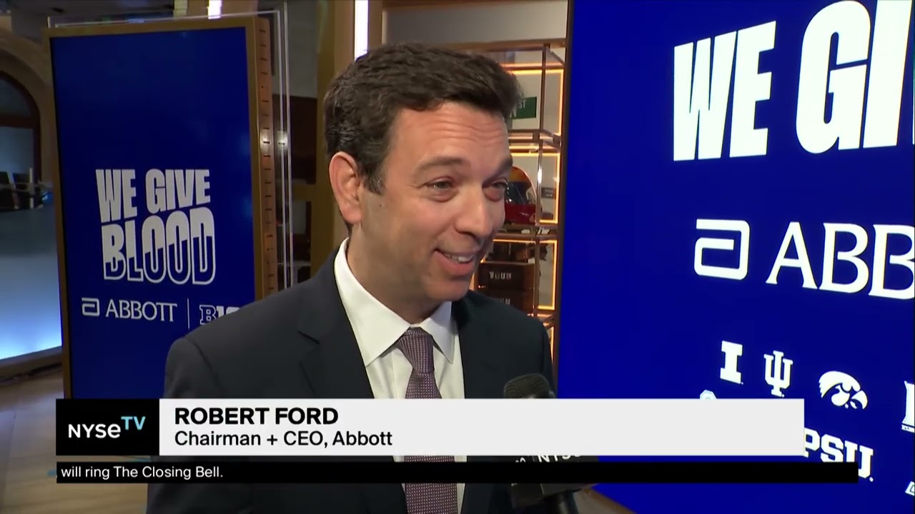 Abbott CEO Robert Ford Says We Give Blood Drive is ‘Direct Investment’ to Nation’s Blood Supply