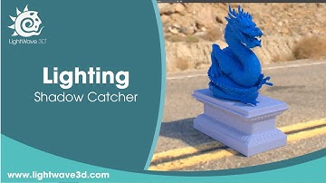 Lightwave 3D Shadow Catcher