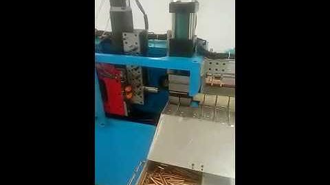 automatic tube end forming machine with auto loading & unloading