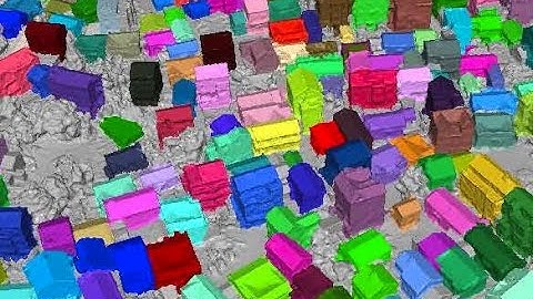 3D Instance Segmentation of MVS Buildings