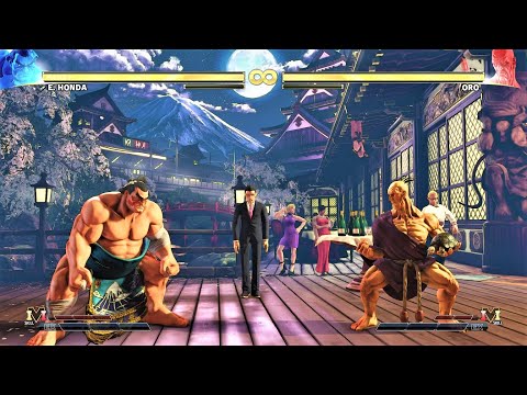 E. Honda vs Oro (Hardest AI) - Street Fighter V
