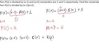 Dividing Polynomials - Finding Remainder 2