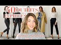 15 essential pieces + 40 different outfits | CAPSULE WARDROBE