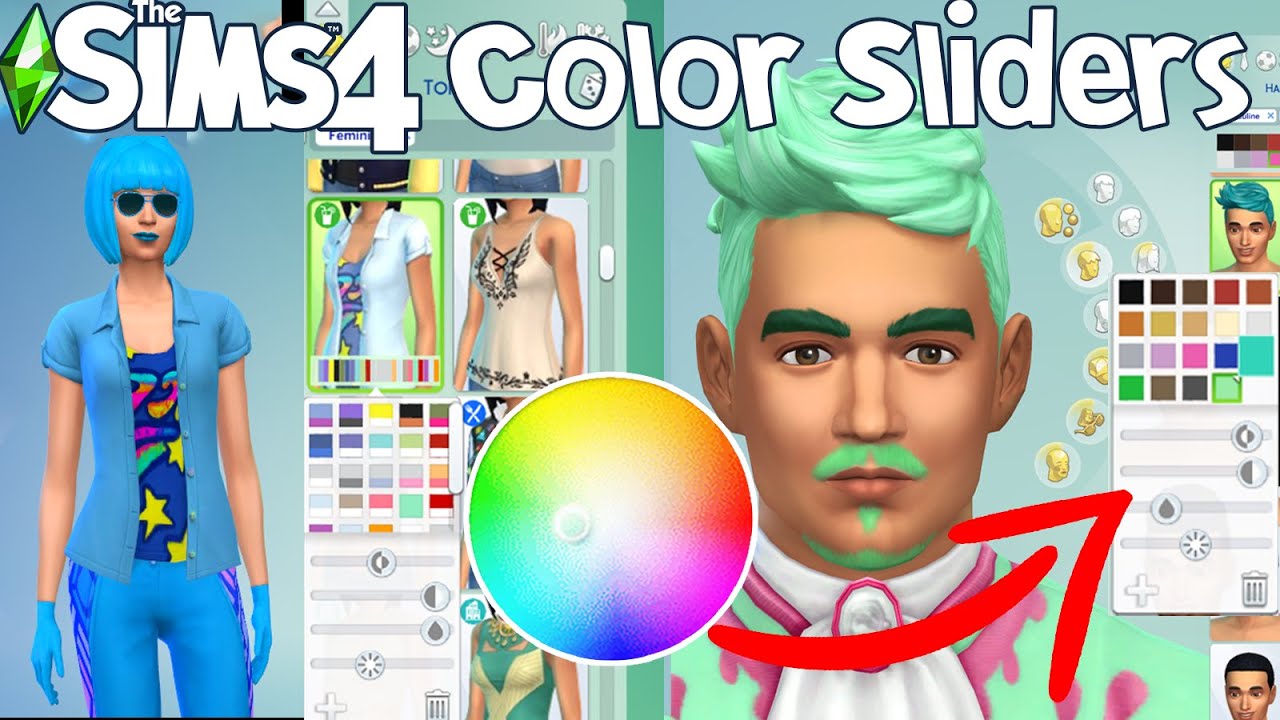 This Mod Adds Color Sliders To The Sims 4 Mod Showcase Youtube