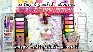 💖 Jane Davenport Layer Cakes Unboxing & Swatching 💖