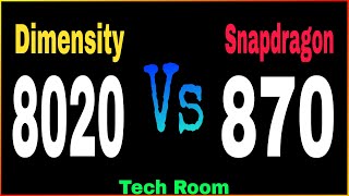 Snapdragon 870 VS Dimensity 8020 | Which is best?⚡| Mediatek Dimensity 8020 Vs Snapdragon 870