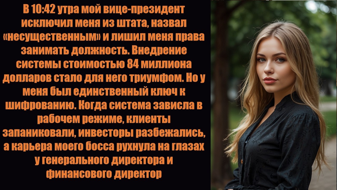 Мой вице-президент исключил меня из списка сотрудников, не занимающих руководящие должности, — мой .