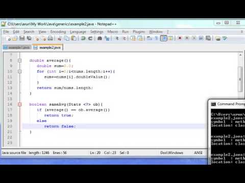 Learn Java in Hindi 41 C Generic Methods and Wildcard Arguments ...