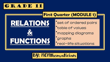 GRADE 11 | GENERAL MATH | QUARTER 1 MODULE 1 | FUNCTIONS