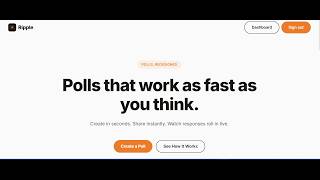Built Ripple — a full-stack real-time polling platform with React, Express, PostgreSQL & Socket.io