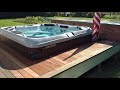 How to build a hot tub into deck by Best Hot Tubs Long Island Bullfrog Spas