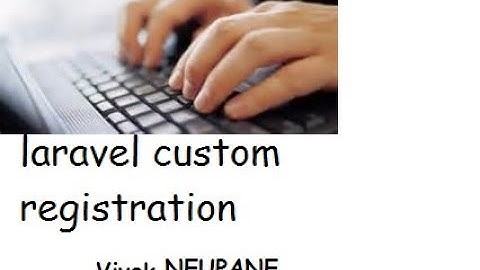 Laravel Shopping Cart #4 Custom Registration System