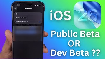 iOS 26 Public Beta or Developer Beta? - Which is Better?