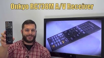 ONKYO RC738M Audio/Video Receiver Remote PN: 24140738 - www.ReplacementRemotes.com