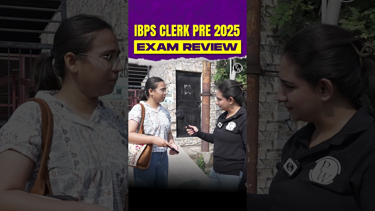 IBPS CLERK PRE 2025 EXAM REVIEW 