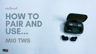 HOW TO PAIR AND USE M10 TWS EARBUDS | COMPLETE TUTORIAL | (2022). screenshot 2