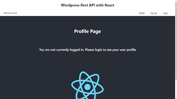 React frontend Wordpress REST API backend - Simple JWT Login Plugin