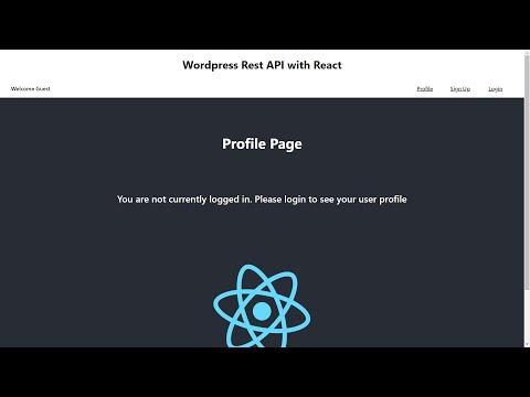React frontend Wordpress REST API backend - Simple JWT Login Plugin