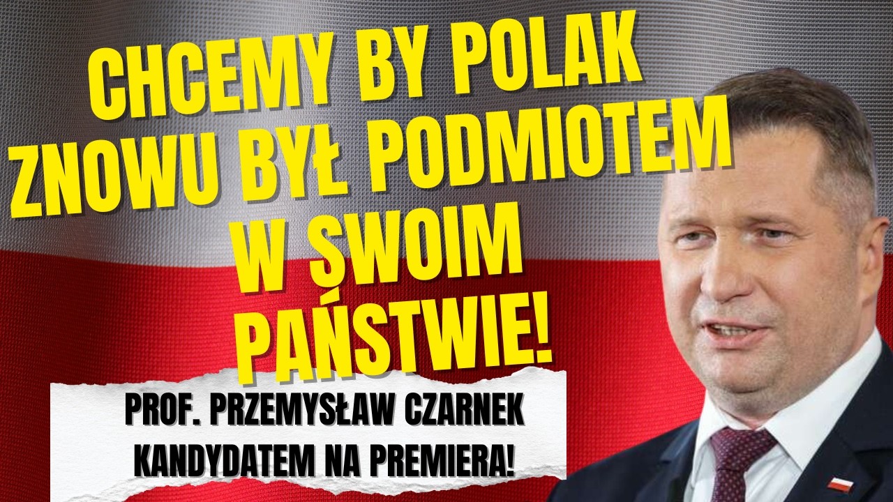 MOCNE PRZEMÓWIENIE CZARNKA: CHCEMY BY POLAK ZNOWU BYŁ PODMIOTEM W SWOIM PAŃSTWIE!