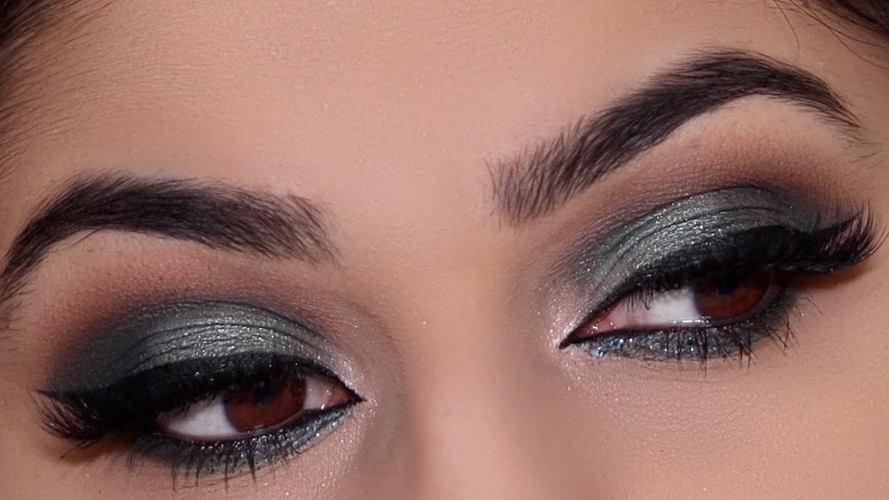 Зеленый смоки-макияж для вечеринки в арабском стиле | Вечеринка в арабском стиле с макияжем глаз