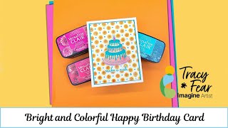 Bright and Colorful Happy Birthday Card