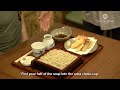 Learn from the master chef how to eat -SOBA-