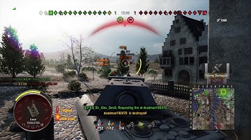 World of Tanks ammo rack an object 277. E100