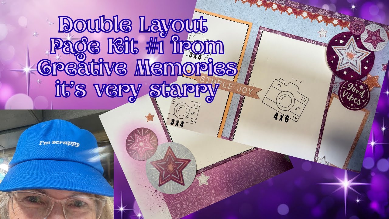 New Creative Memories page kit #1 for 2026 - Wow! so many Stars