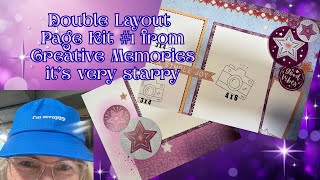 New Creative Memories page kit #1 for 2026 - Wow! so many Stars
