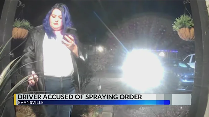 Woman arrested for allegedly spraying substance on DoorDash food delivery