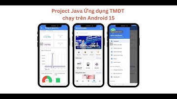 Giới thiệu project ứng dụng java || Thương mại điện tử || database firebase || Chạy trên Android 15