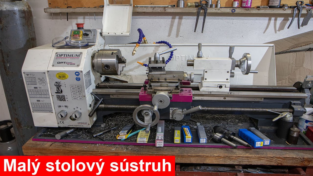 Обзор + испытание настольного токарного станка Optimum 2506