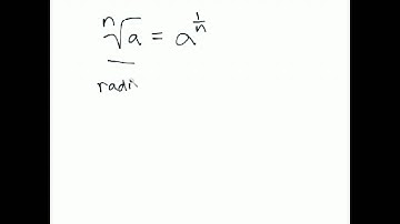 Section 1.2: Part III, Radicals and Rational Exponents