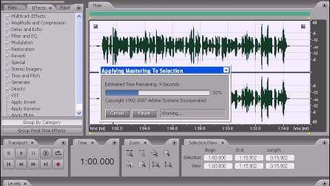 Adobe Audition 3 tutorial