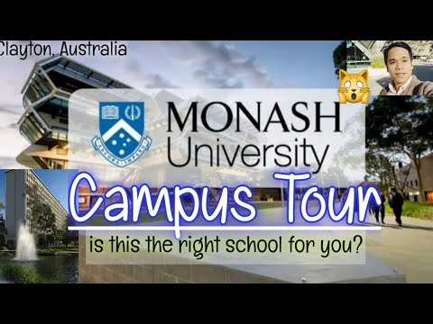 Monash University - Clayton Campus Tour | Melbourne, Australia | local & International students
