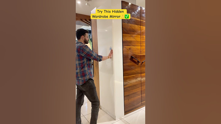 Secret Wardrobe Mirror😱🔥 #smartstorage #spacesaving #trending